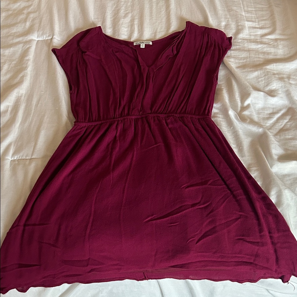 Charlotte Russe Deep Burgundy Mini Dress